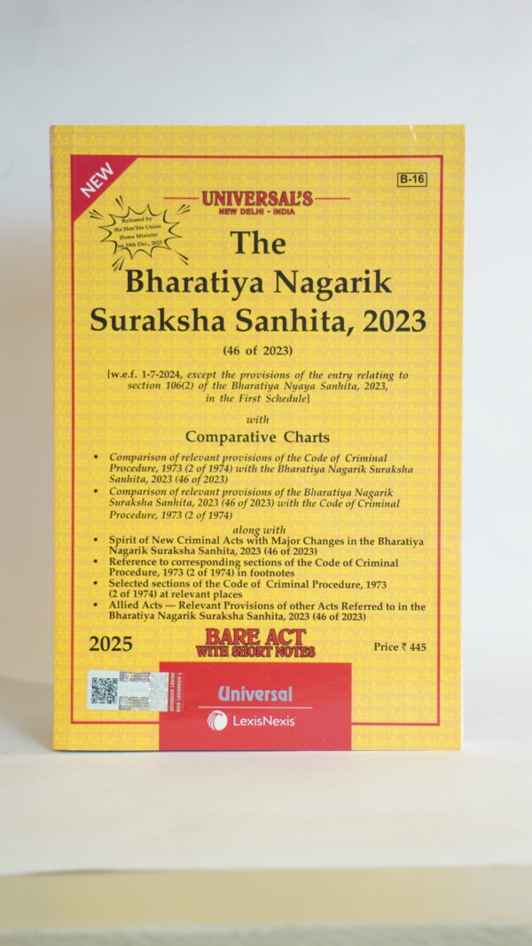 The Bharatiya Nagarik Suraksha Sanhita, 2023