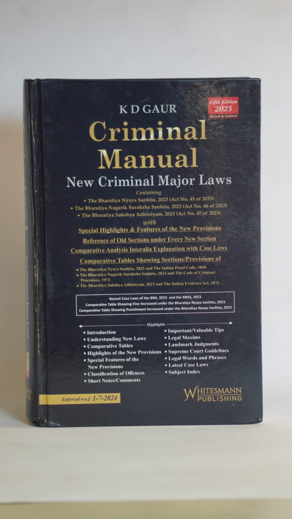 New Criminal Major Laws