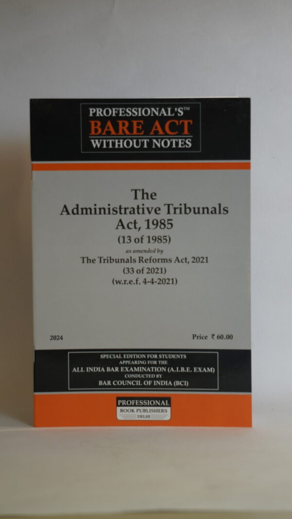 The Administrative Tribunals Act, 1985
