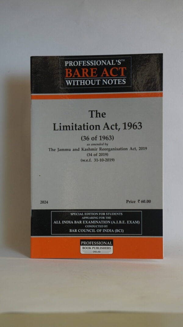 The Limitation Act, 1963