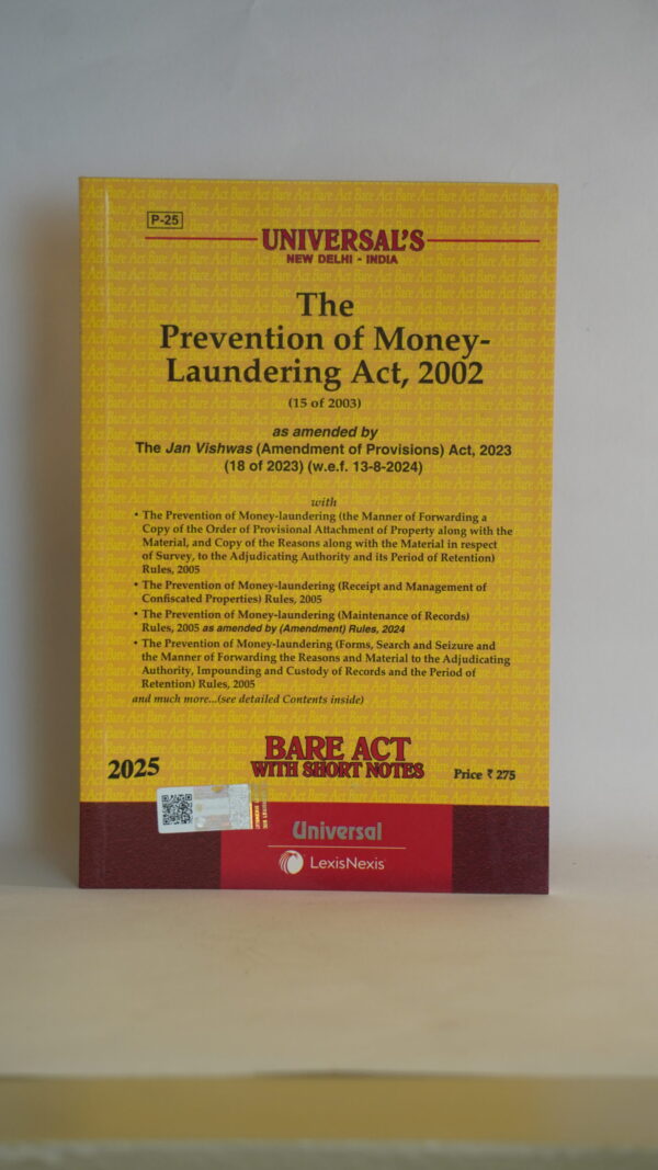 The Prevention of Money-Laundering Act, 2002