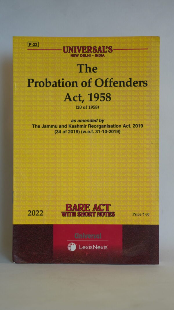 The Probation of Offenders Act, 1958